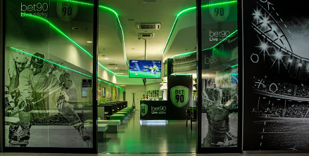 Nový Bet90 v OC Galerie Harfa v Praze
