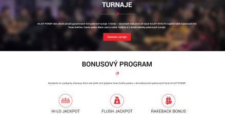 Redesign webu kajotpoker.com